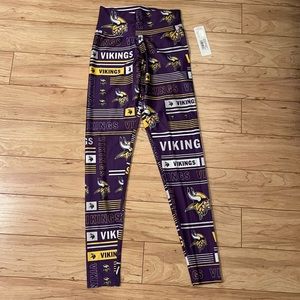 MN Vikings NFL Logo Leggings